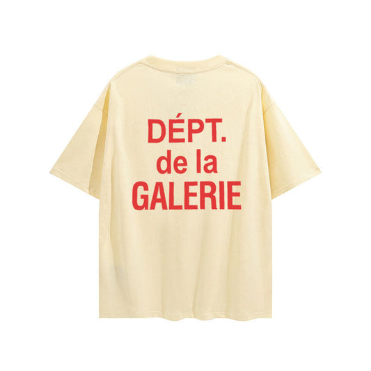 Gallery Dept T-shitrs Vintage Printed Summer plus Size Men and Women Short Sleeve