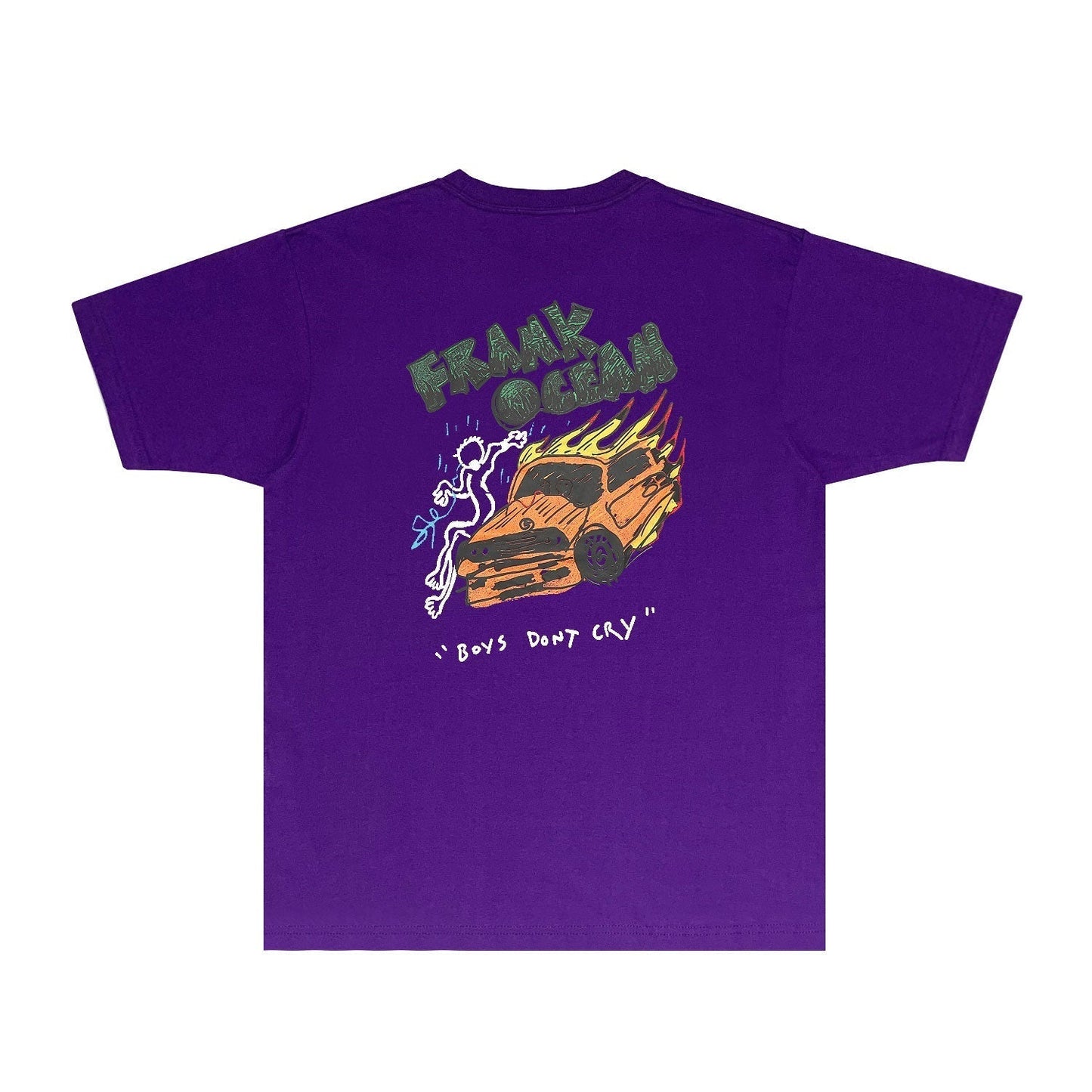 Gallery Dept T Shirt Retro Printed Loose Short-Sleeved Shirt