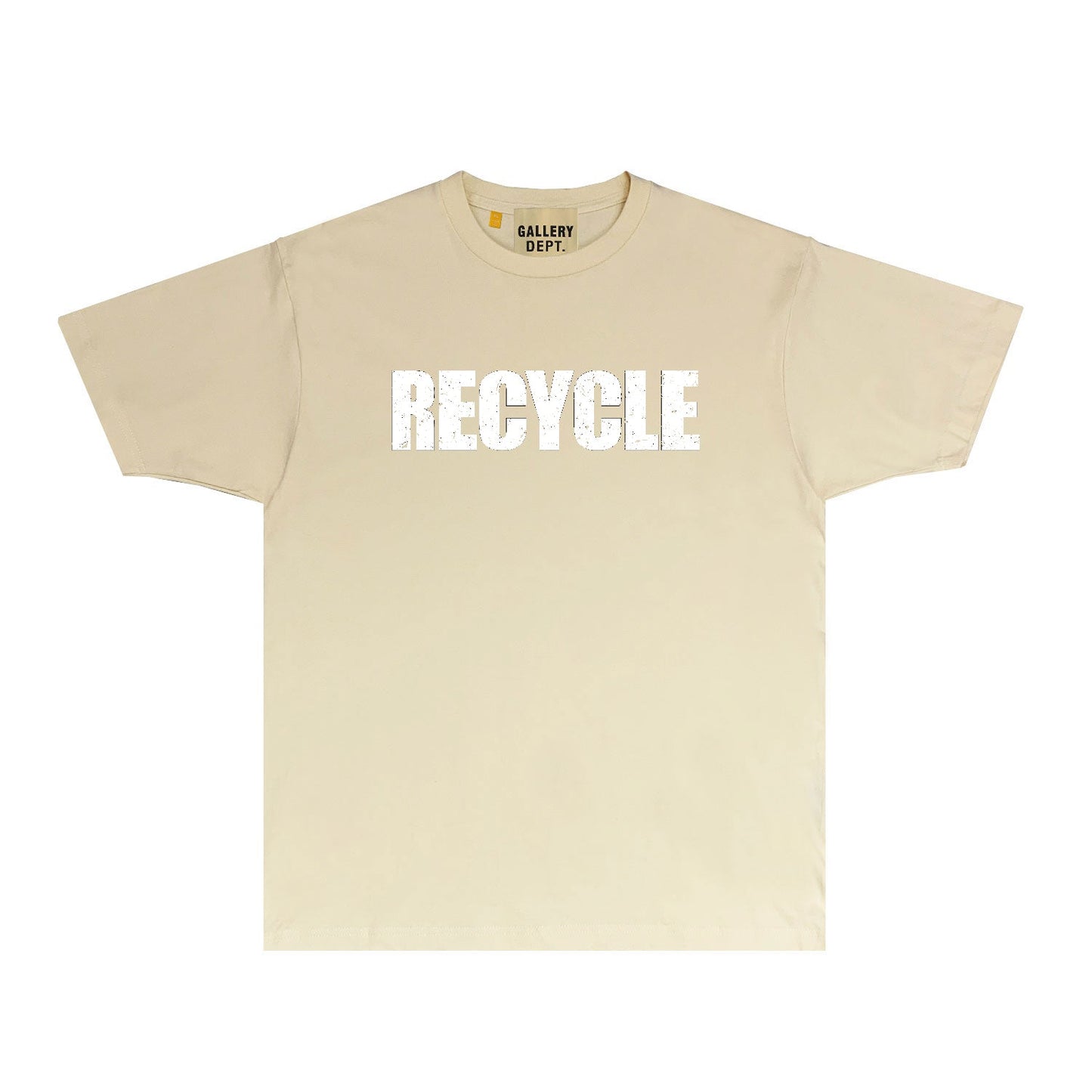 Gallery Dept T Shirt Retro Printed Loose Short-Sleeved Shirt