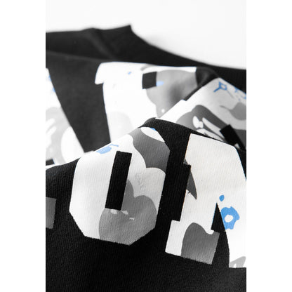 Bathing Ape Sweatshirts Generation Autumn and Winter Starry Sky Luminous Printed Long-Sleeved T-shirt