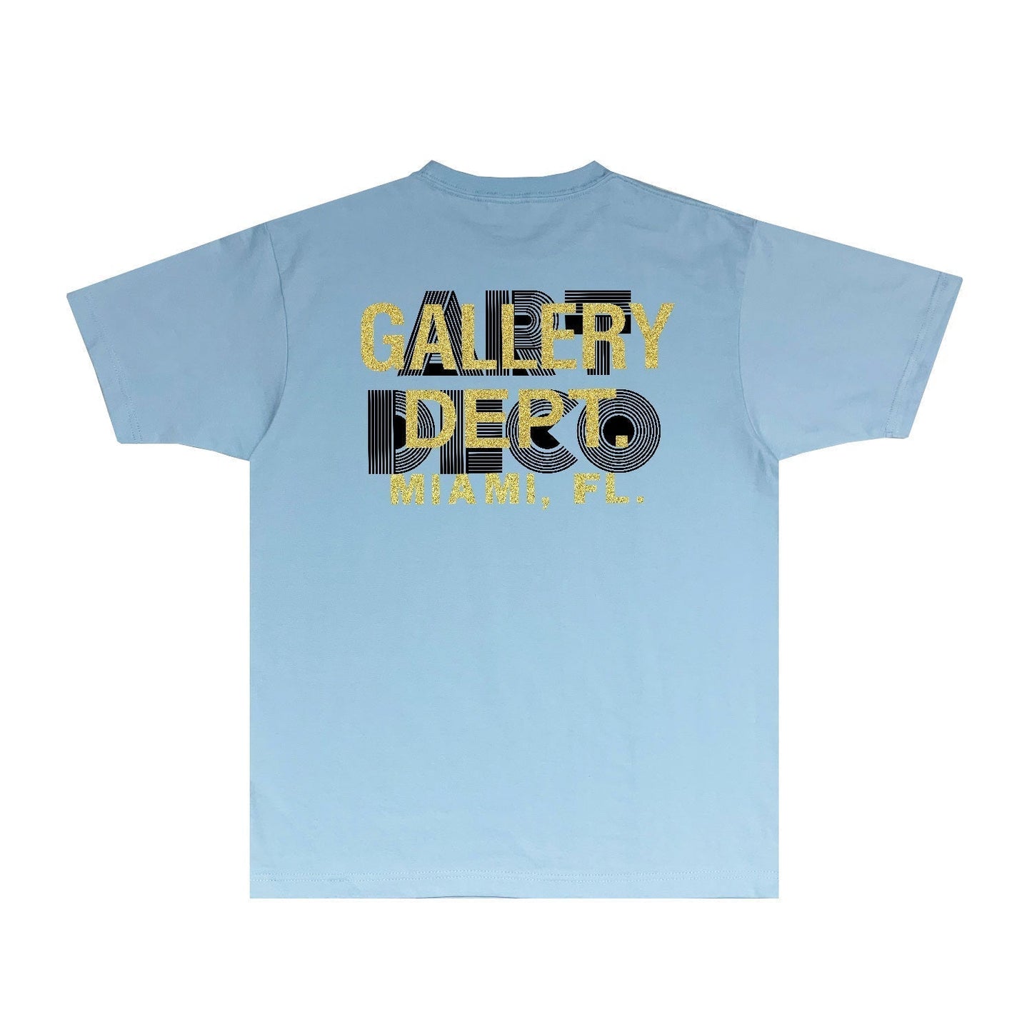 Gallery Dept T Shirt Retro Printed Loose Short-Sleeved Shirt