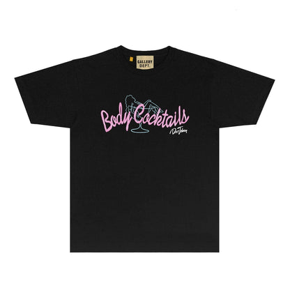 Gallery Dept T Shirt Retro Printed Loose Short-Sleeved Shirt