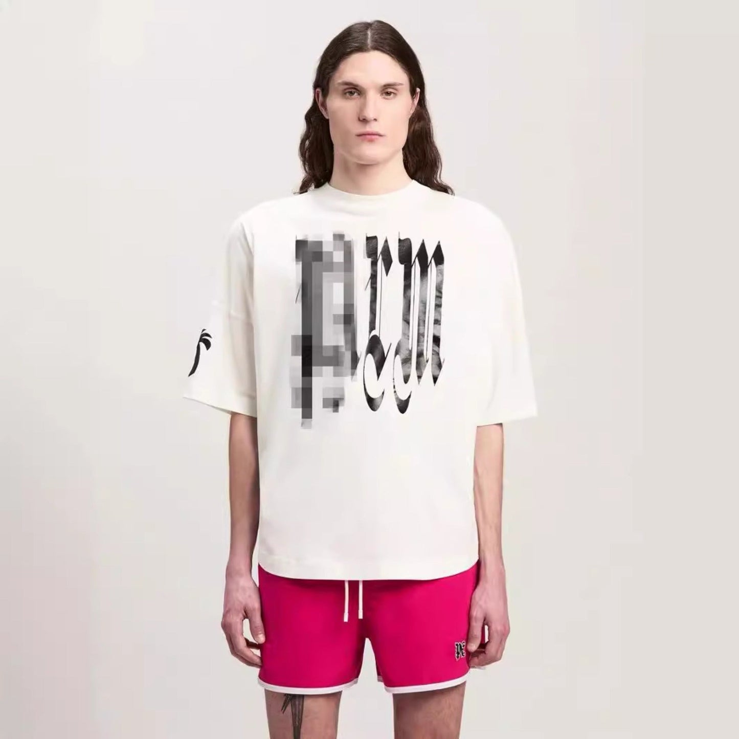Palm Angels T-shirt Coconut Letter Logo Short Sleeve T-shirt