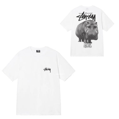 Stussy T-Shirts Casual Versatile Loose T-Shirts Couple