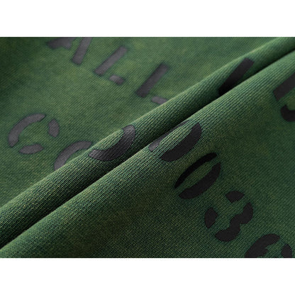 Gallery Dept Hoodie Hand Painted Graffiti Washed Hooded Sweater
