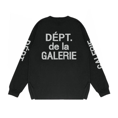 Gallery Dept Long Sleeved Shirt Fashion Brand Long Sleeve Long-Sleeved T-shirt Blouse