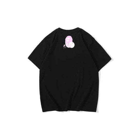 Bathing Ape T-Shirt Casual Pink T-shirt Short Sleeve