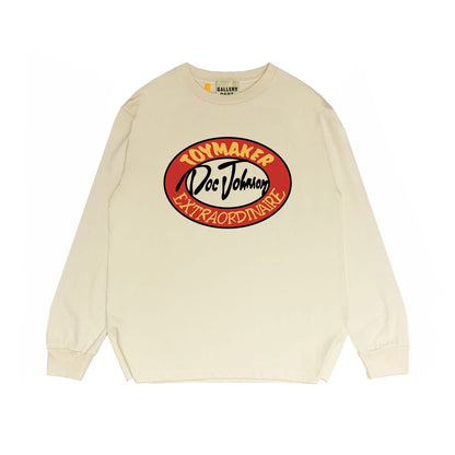 Gallery Dept Long Sleeved Shirt Fashion Brand Long Sleeve Long-Sleeved T-shirt Blouse