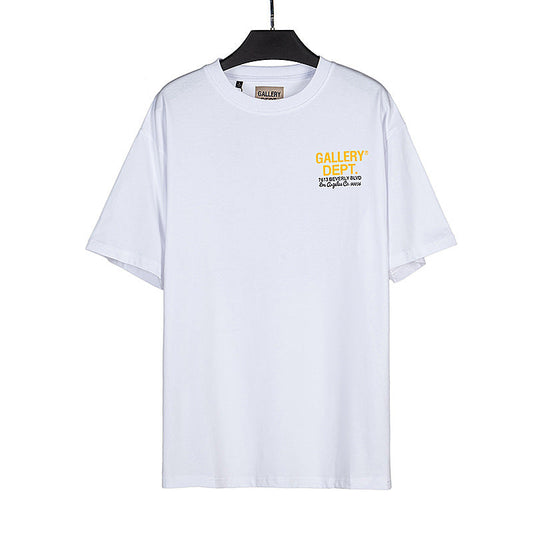 Gallery Dept T-shitrs Summer Vintage Pattern Short Sleeve Te