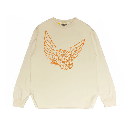 Gallery Dept Long Sleeved Shirt Fashion Brand Long Sleeve Long-Sleeved T-shirt Blouse
