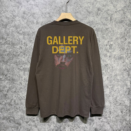 Gallery Dept Long Sleeved Shirt Fashion Brand Long Sleeve Long-Sleeved T-shirt Blouse