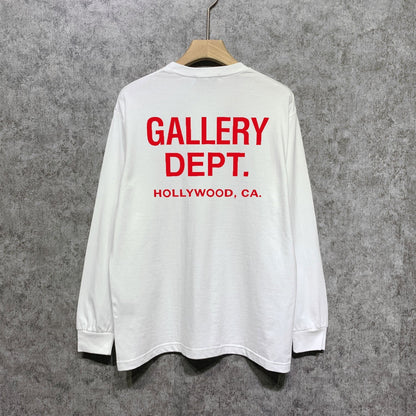 Gallery Dept Long Sleeved Shirt Fashion Brand Long Sleeve Long-Sleeved T-shirt Blouse