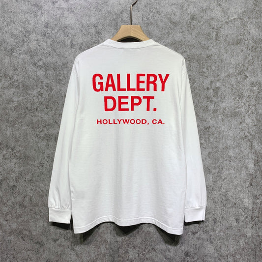 Gallery Dept Long Sleeved Shirt Fashion Brand Long Sleeve Long-Sleeved T-shirt Blouse
