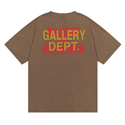Gallery Dept T-shitrs Vintage Print Short Sleeves Lining