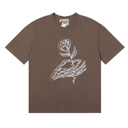 Gallery Dept T Shirts Printed Letter Cotton Short-Sleeved T-shirt for Men