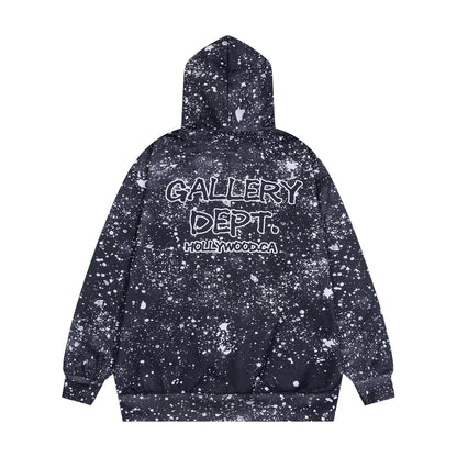Gallery Dept Hoodie Loose Casual Starry Sky Hoodie