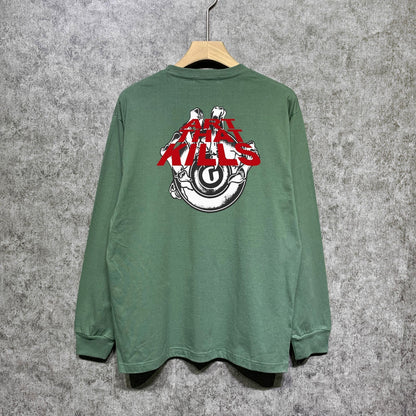 Gallery Dept Long Sleeved Shirt Fashion Brand Long Sleeve Long-Sleeved T-shirt Blouse
