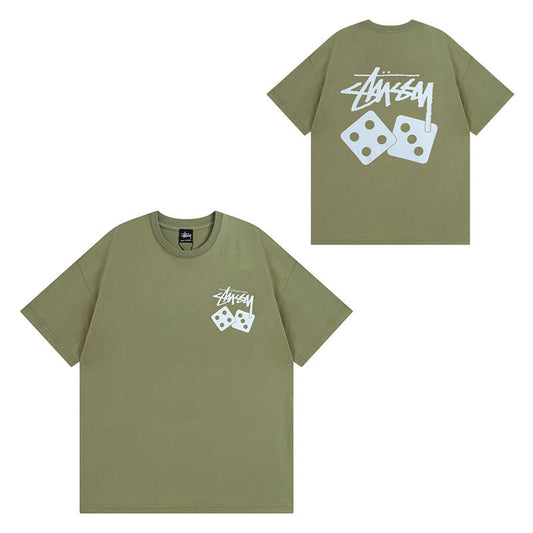Stussy T-Shirts Casual Versatile Loose T-Shirts Couple