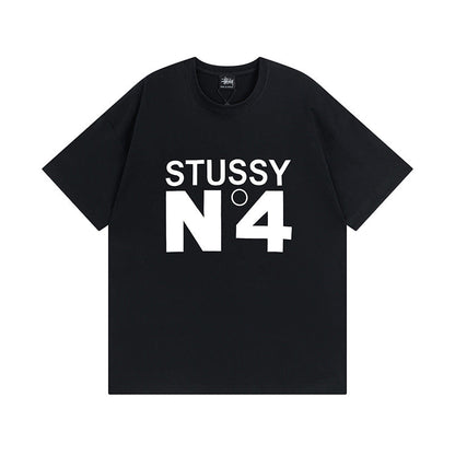 Stussy T-Shirts Casual Loose Couple T-Shirts