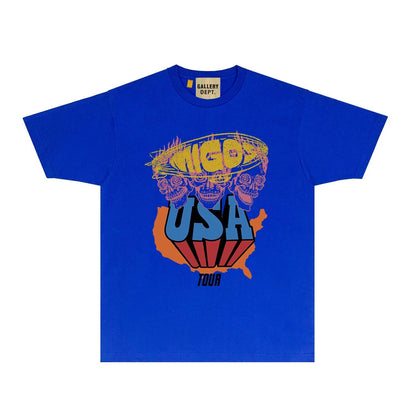 Gallery Dept T Shirts European And American Tee Shirt Short Sleeve T-Shirt Blouse