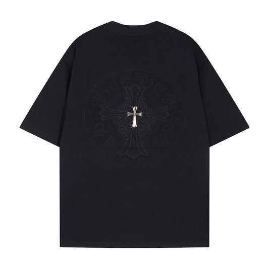 Chrome Heart T Shirts Crowe T-Shirt Summer Short Sleeve Street Hip Hop