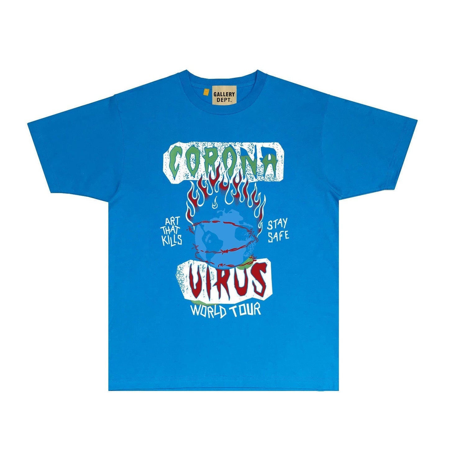 Gallery Dept T Shirts European And American Tee Shirt Short Sleeve T-Shirt Blouse