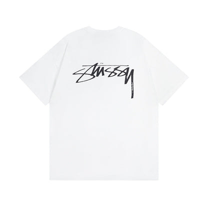 Stussy T-Shirts Casual Loose Couple T-Shirts
