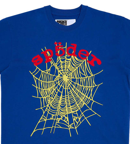 Sp5der OG Logo v2 HW Tee Navy