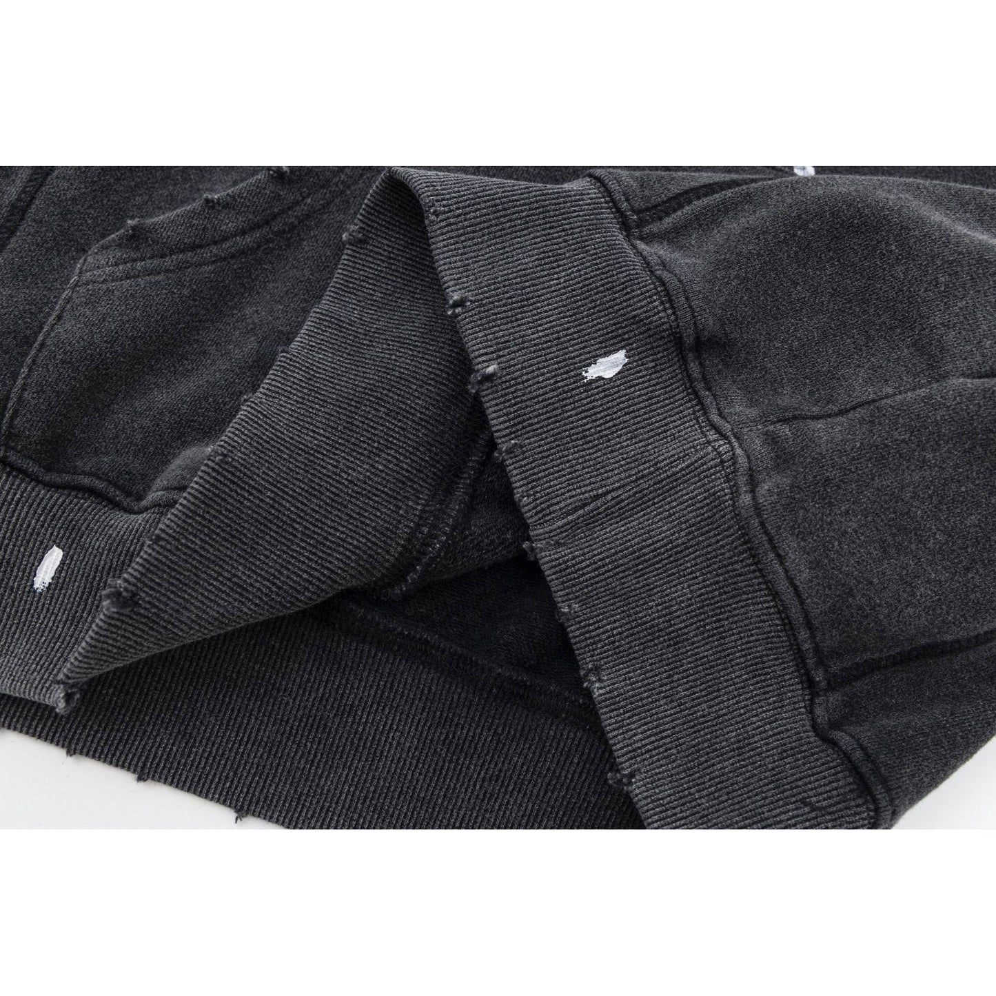 Gallery Dept Hoodie Loose Casual Distressed Hoodie