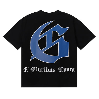 Godspeed T-shirts Urban Skateboard Skull Junior Print Cotton Casual Short Sleeve Men and Women